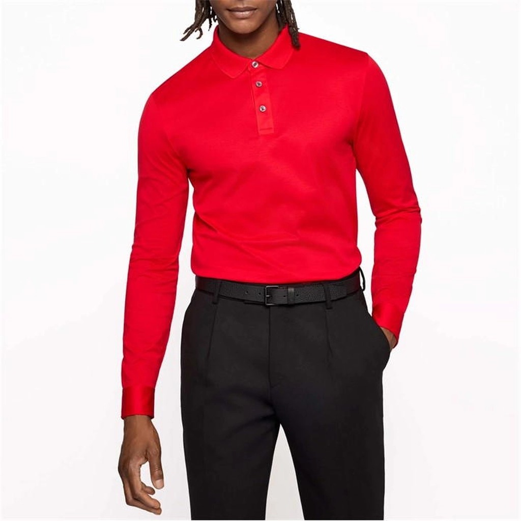 Hugo Boss Pearl 21 Polo Shirt - Red